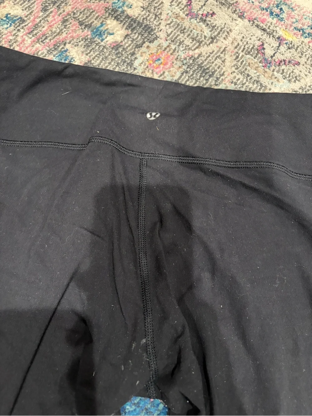 lululemon athletica Black reversible Leggings BARN soulcycle Hamptons size 10